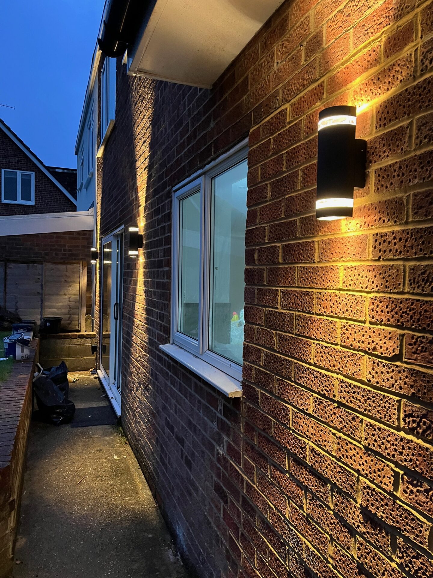 BKA Electrical exterior wall lights installed in Westdene, Brighton