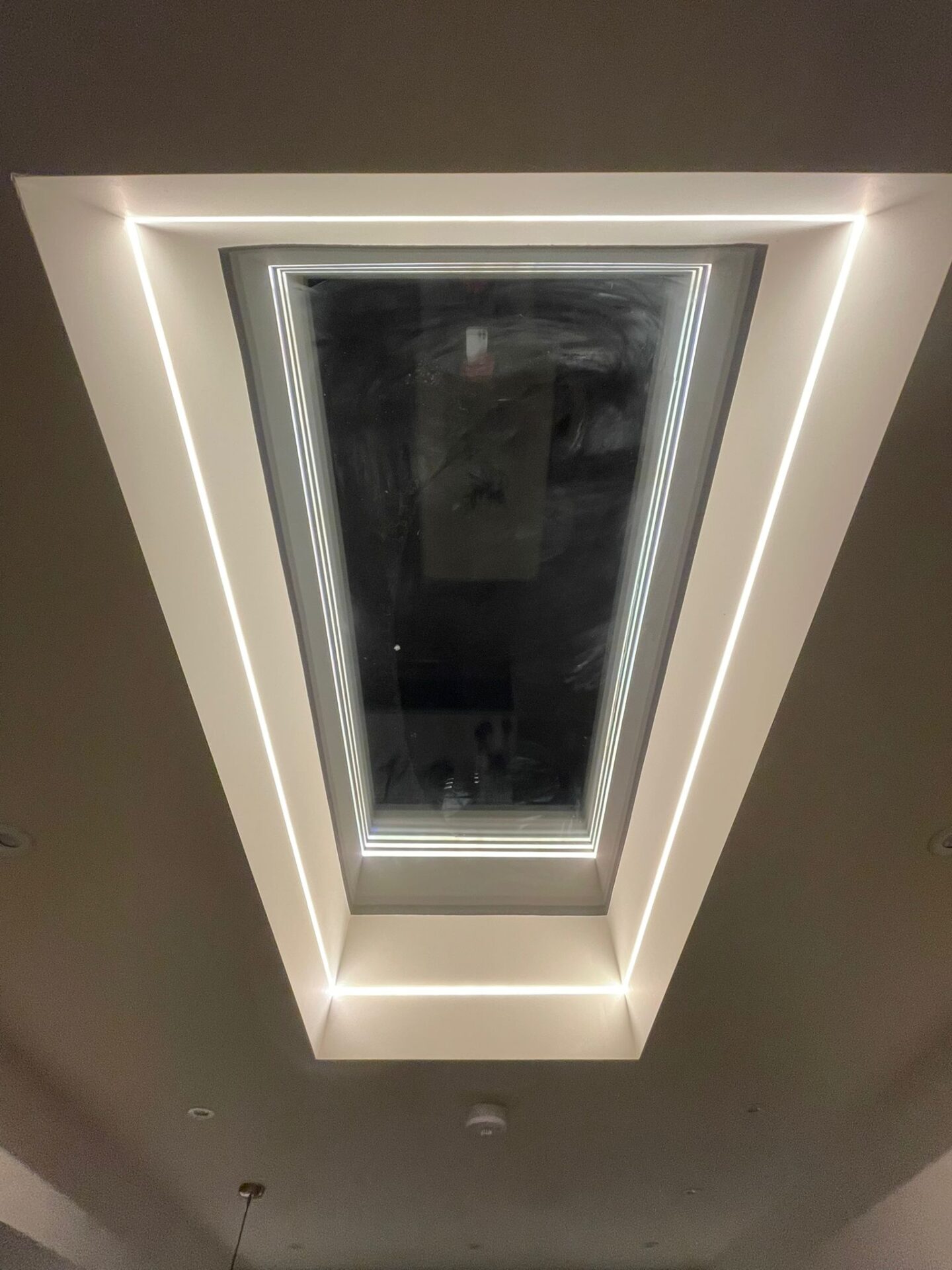 Feature LED rooflight lighting installed by BKA Electrical in Westdene Brighton